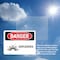 Signmission Explosives Danger Sign, Plastic, 24in W x 18in L, 2PK OS-2PACK-DS-P-1824-L-1212 - alternate 3
